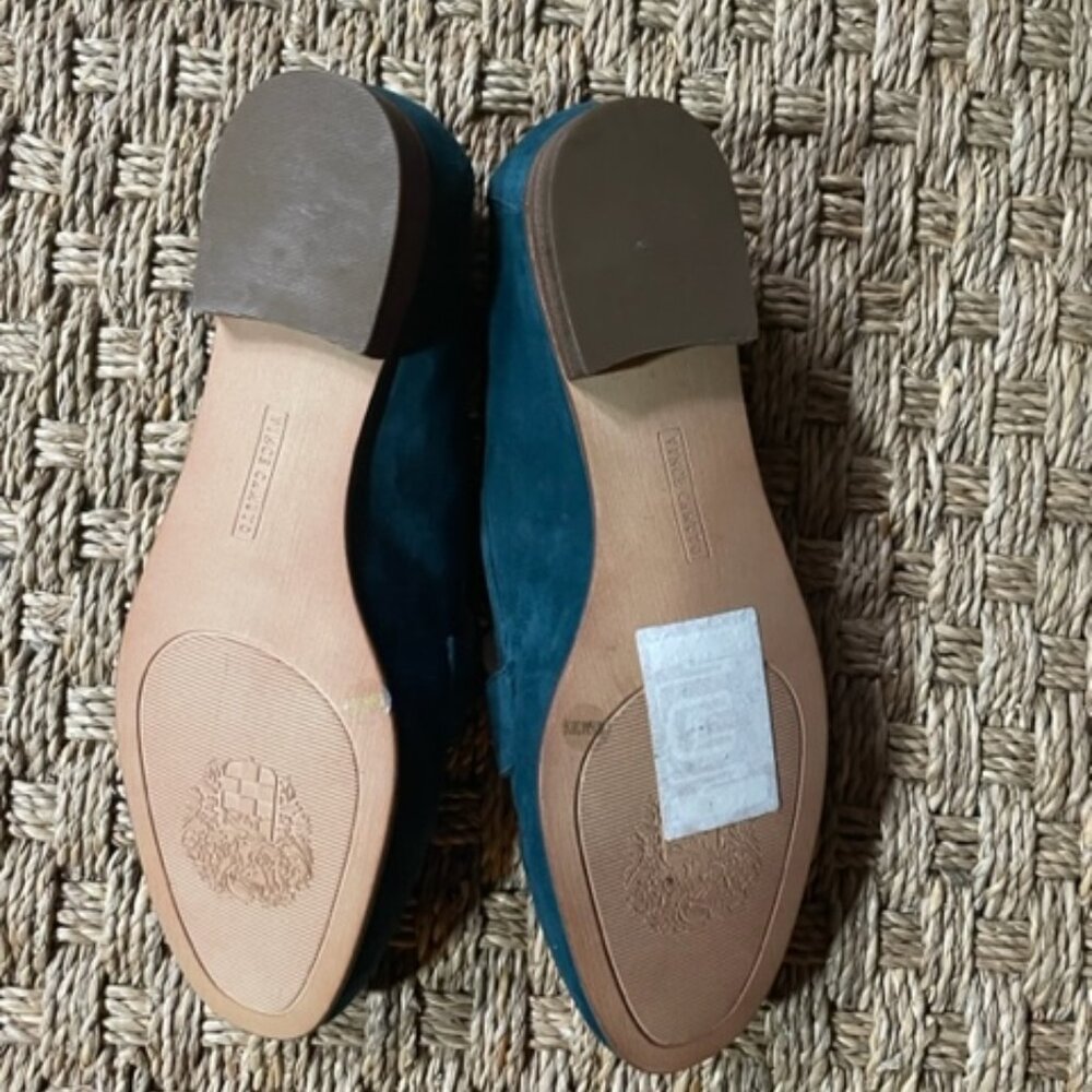 NWOT Vince Camuto Elroy loafer in teal suede - Picture 9 of 10
